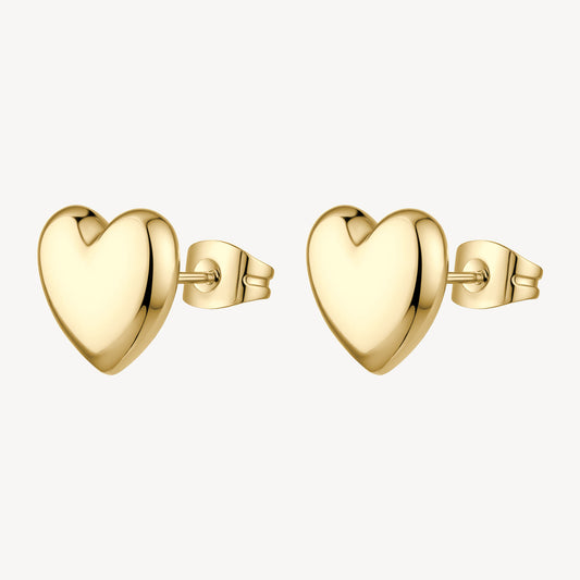 Orecchini a Lobo Brosway Chakra Acciaio Pvd Oro Cuore