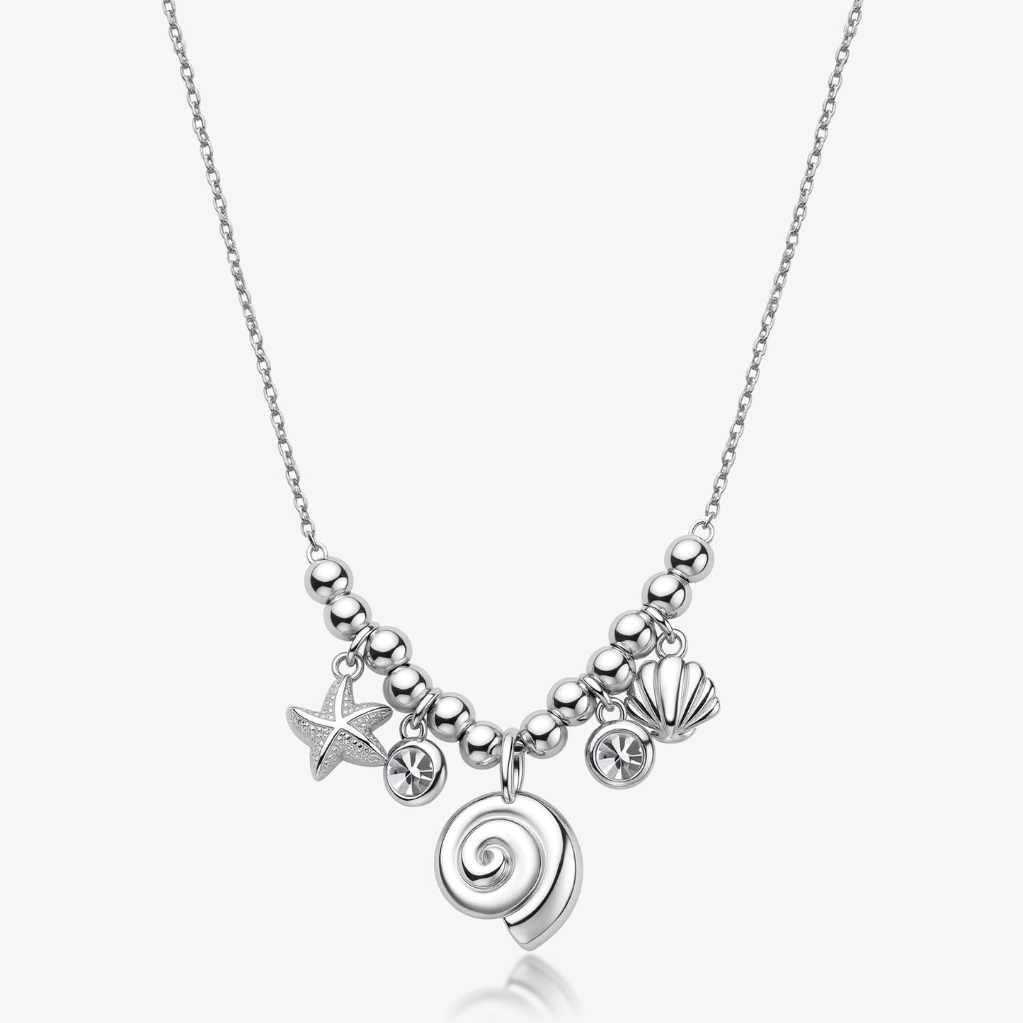 Collana Brosway Chakra Acciaio Sferette, Cristalli e Pendenti Estate