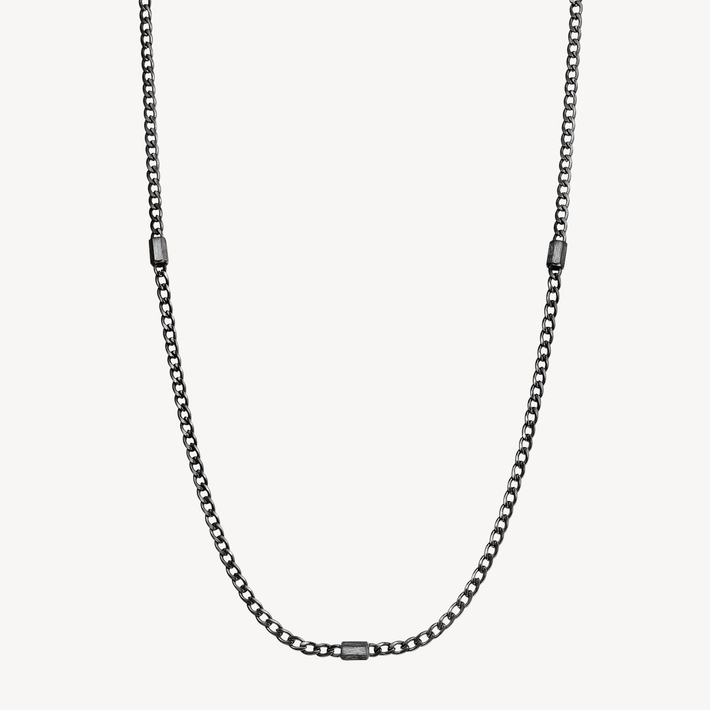 Collana Brosway Ink Uomo Pvd Nero Con Inserti