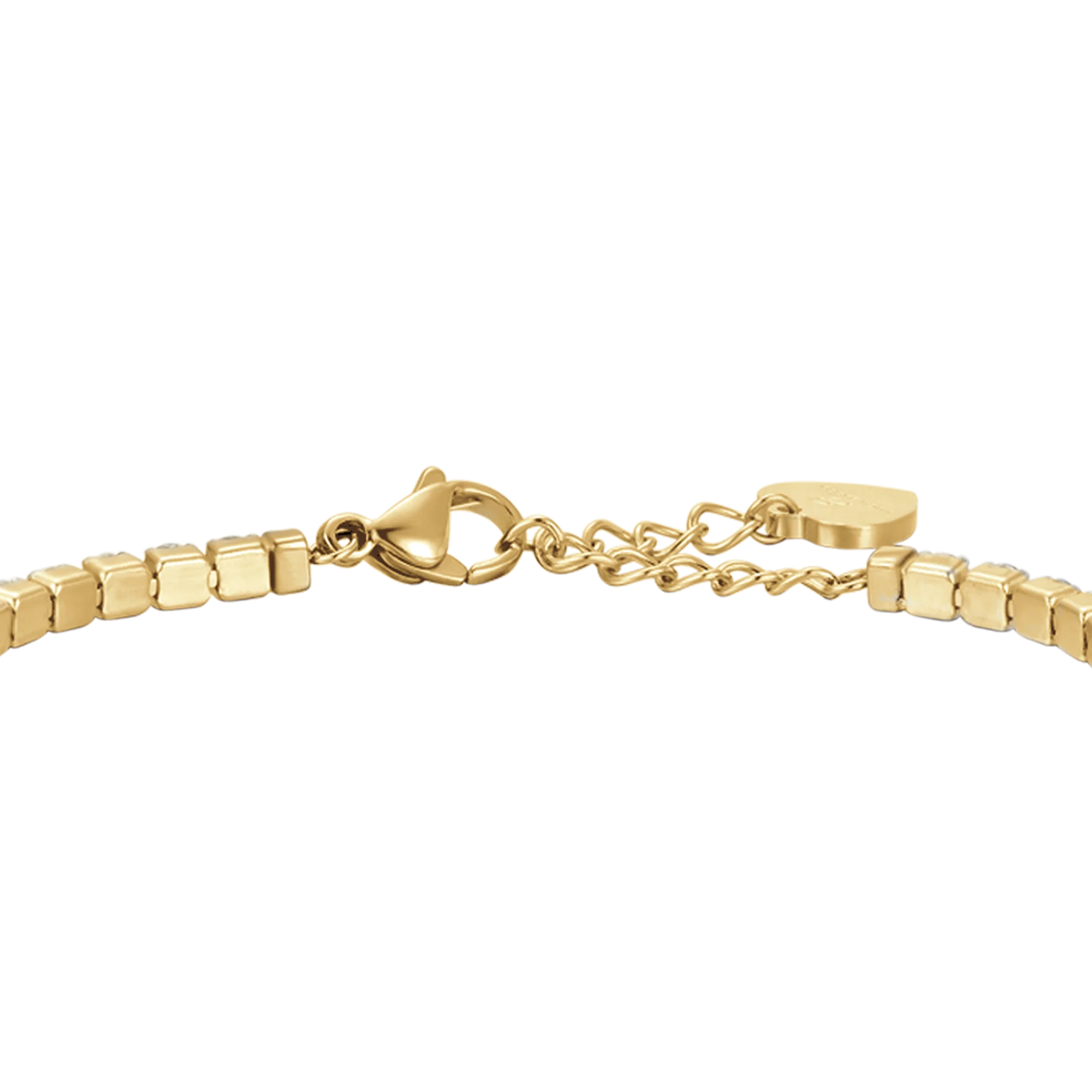 Bracciale Tennis Luca Barra Pvd Oro Cristalli
