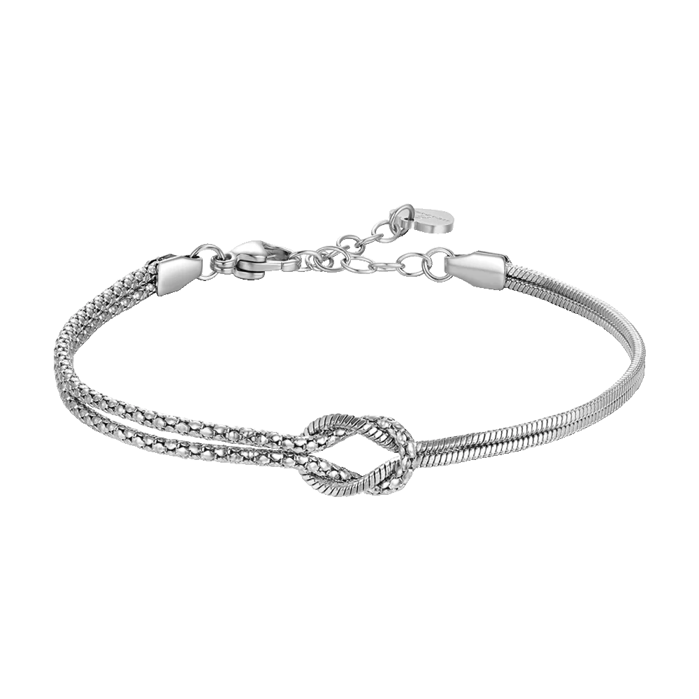 Bracciale Luca Barra Legami Acciaio Nodo
