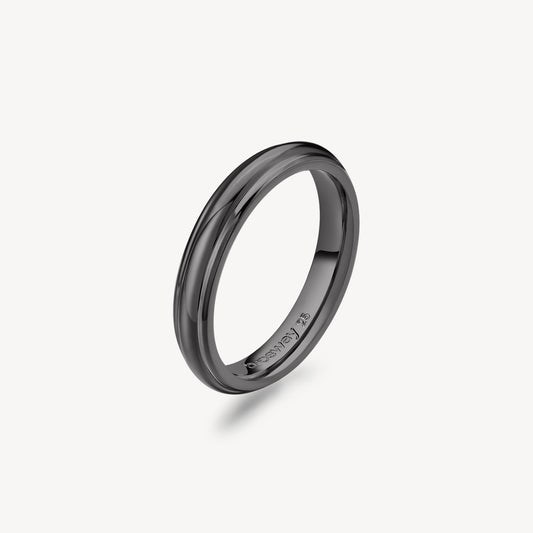Anello Uomo Brosway Knocker Pvd Grigio - Misura 27