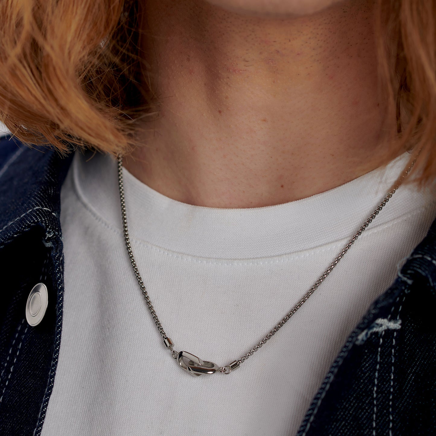 Collana Uomo Brosway Nemesi Acciaio Centrale Doppia Staffa