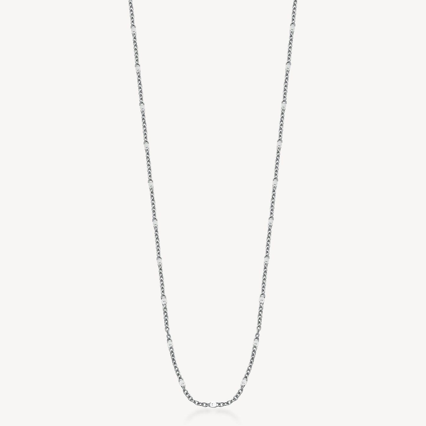 Collana Brosway Essential Acciaio Maglia Catena Elementi Dischetti