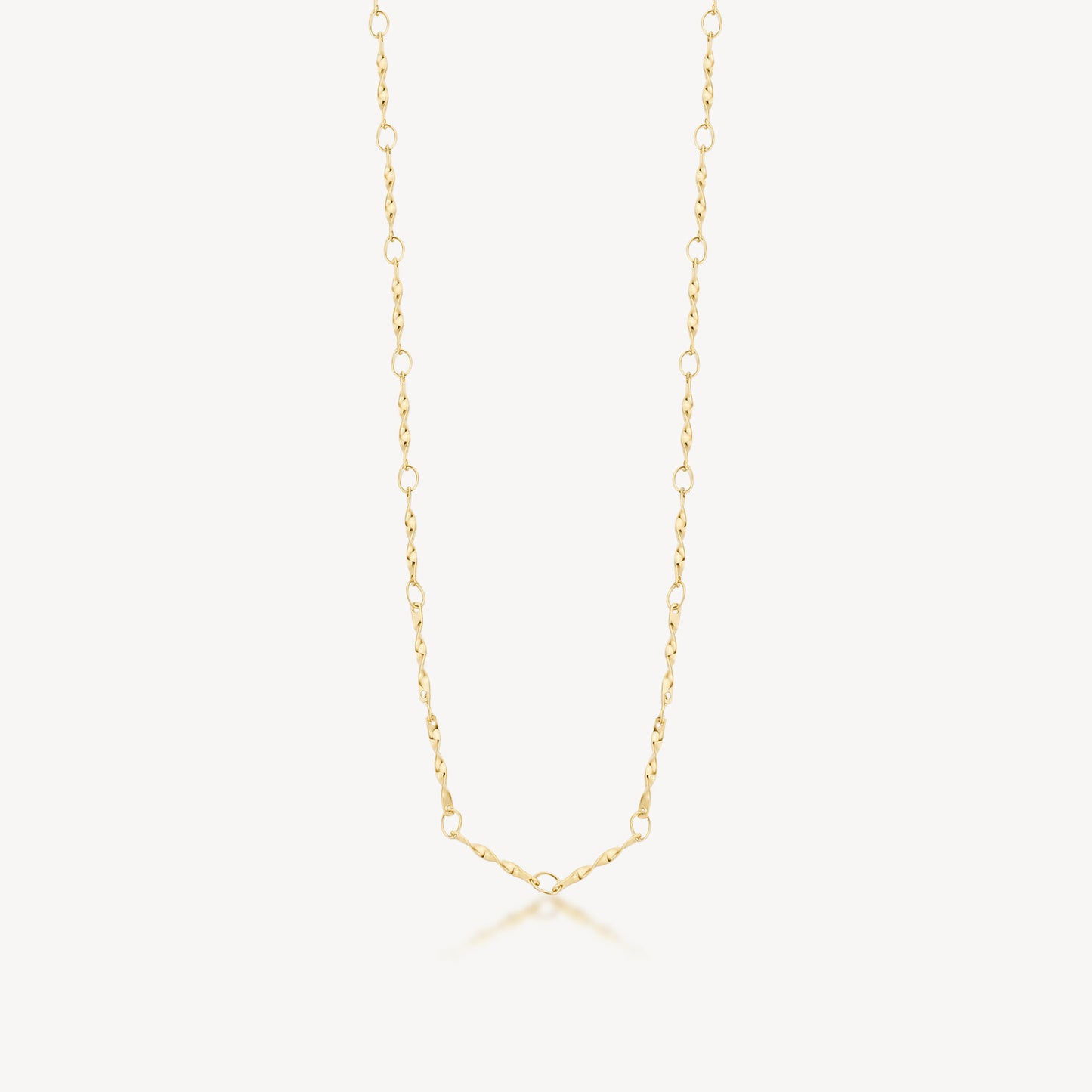 Collana Brosway Essential Semirigida Pvd Oro Con Elementi Spiralati Cm.44