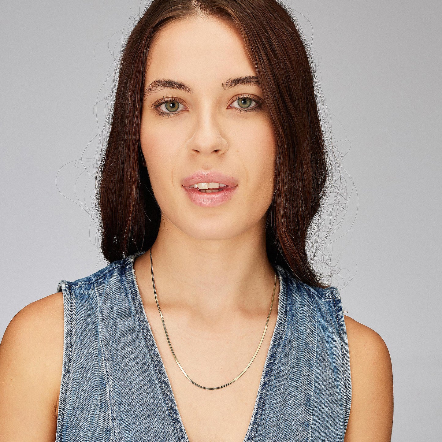 Collana Brosway Essential Lunga Pvd Oro Maglia Snake Cm.56