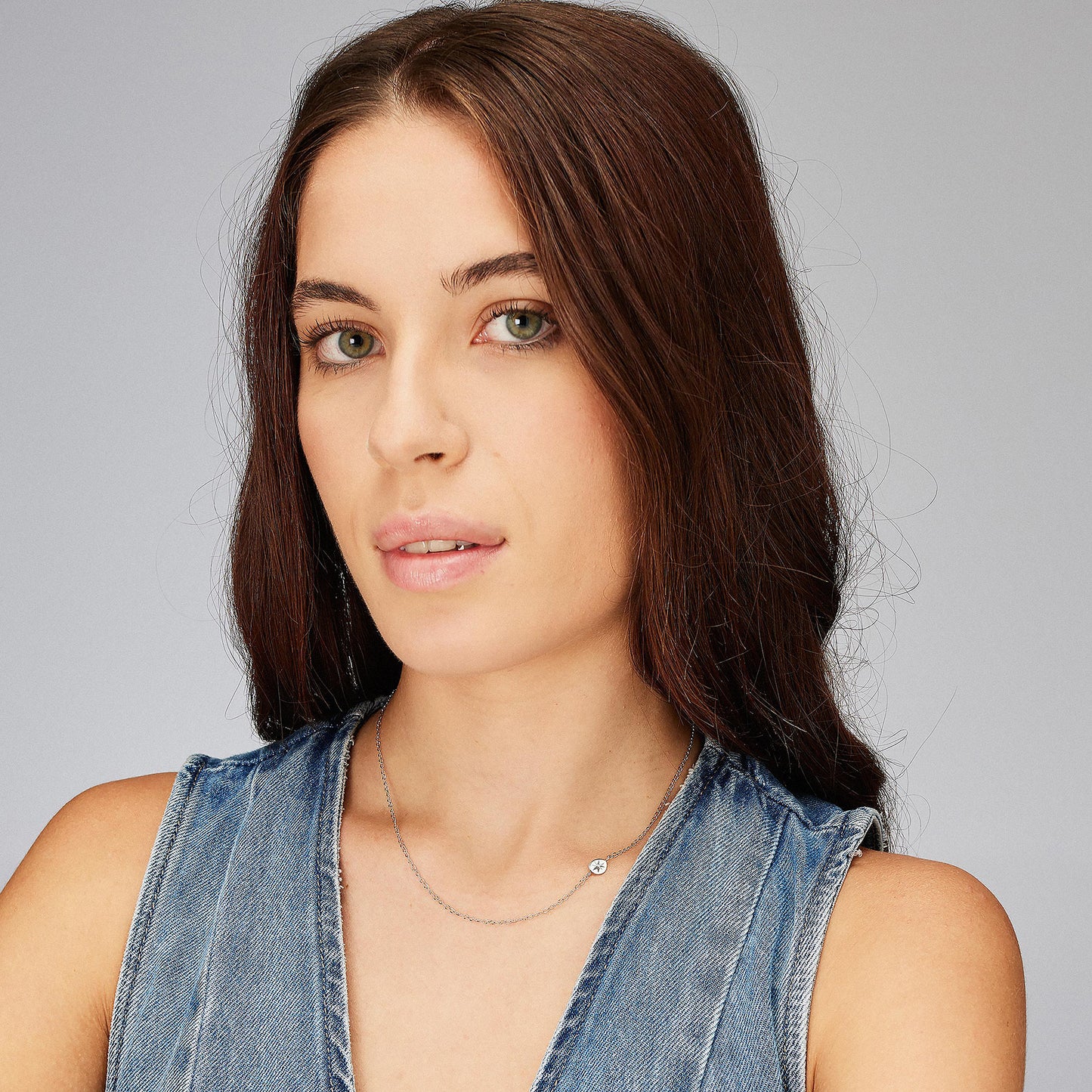 Collana Brosway Essential Acciaio Maglie Ovali Con Elemento Cerchio Stella