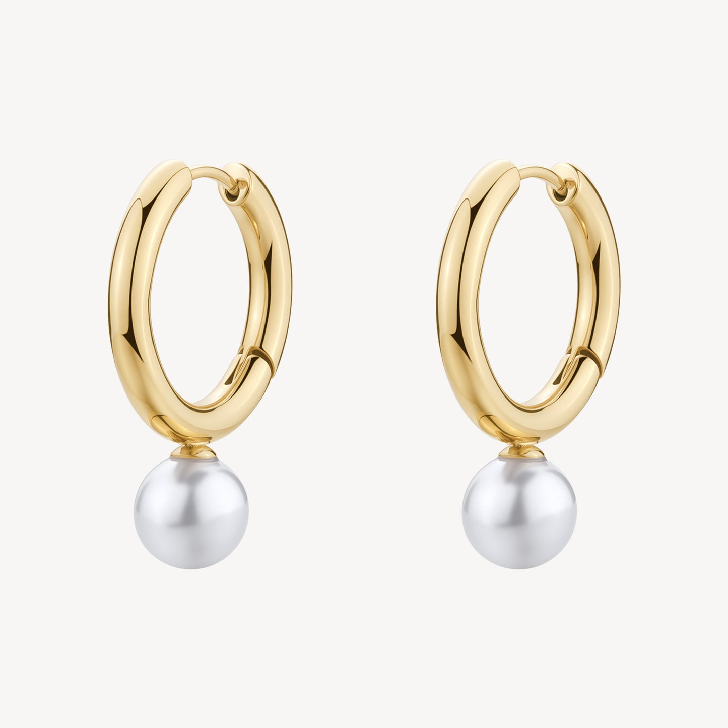 Orecchini Boccole Brosway Perfect Pvd Oro e Perle
