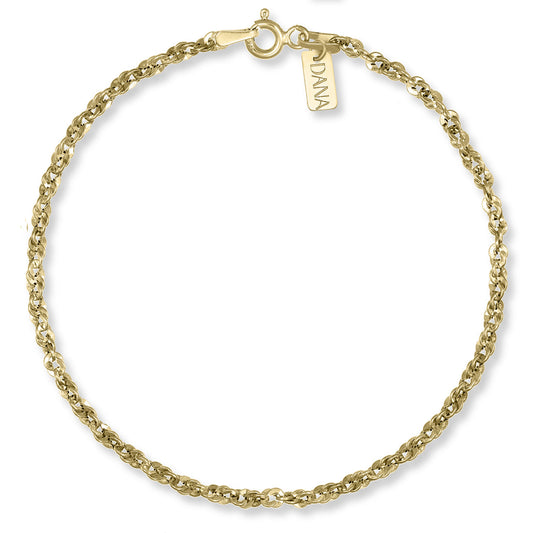 Bracciale Unisex Dana Gli Intramontabili Oro Giallo 9 Kt Modello Iride
