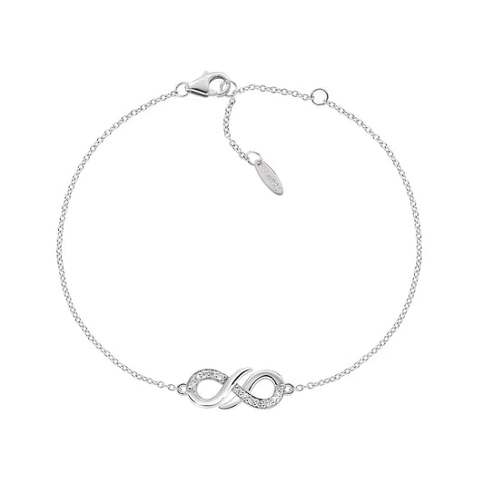 Bracciale Amen Per Sempre Argento Infinito Zirconi