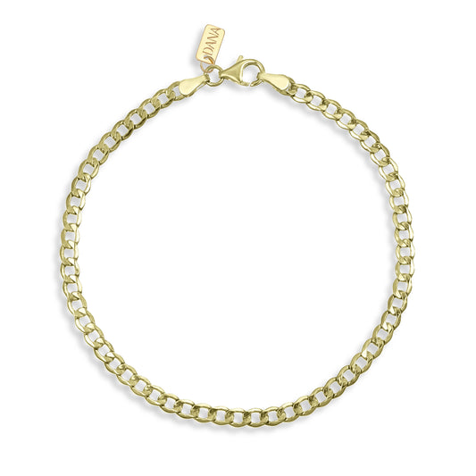 Bracciale Uomo Dana Timeless Oro Giallo 9 Kt catena Grumetta