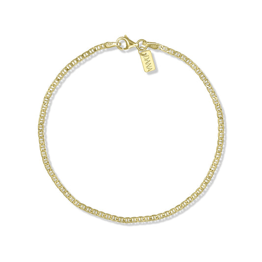 Bracciale Uomo  Dana Timeless Oro Giallo 9 Kt.modello Bananino