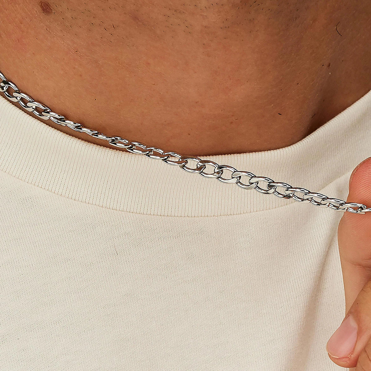 Collana Brosway Riptide Uomo Acciaio Catena Grumetta
