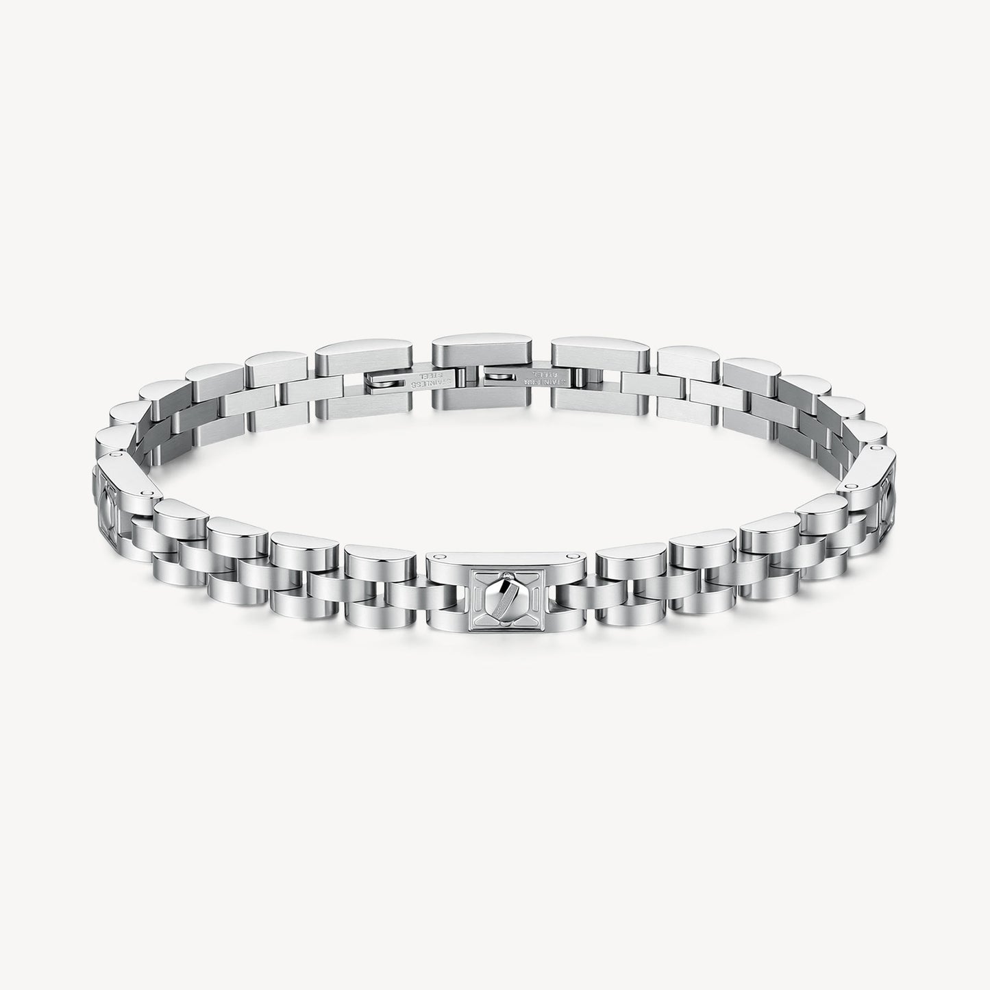 Bracciale Uomo Brosway Riptide Acciaio Elementi Vite
