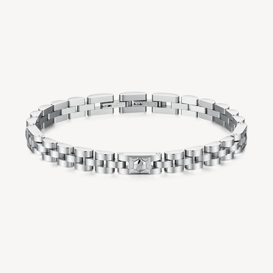 Bracciale Uomo Brosway Riptide Acciaio Elementi Vite
