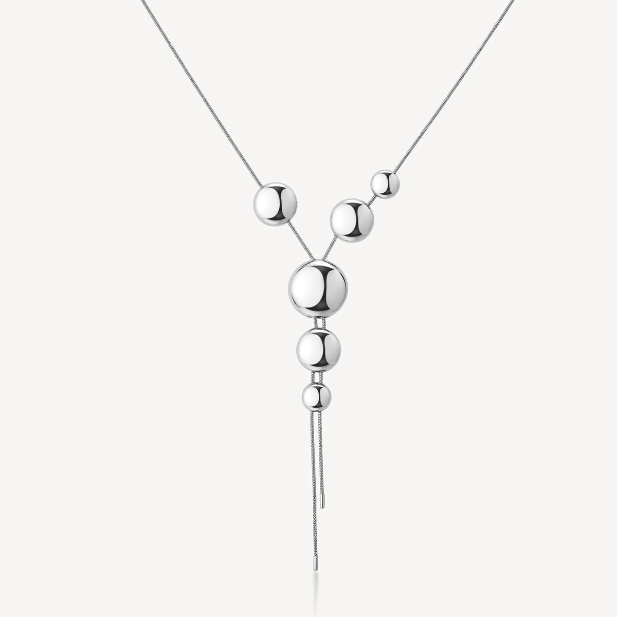 Collana A Y Brosway Muse Acciaio Maglia Coda Di Topo Con Dischi Convessi