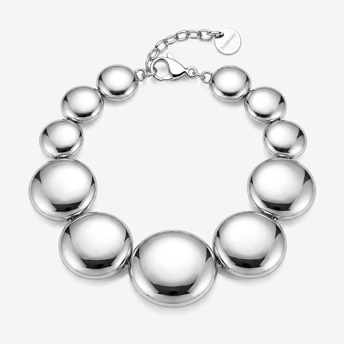 Bracciale Brosway Muse Acciaio Con Dischi Convessi