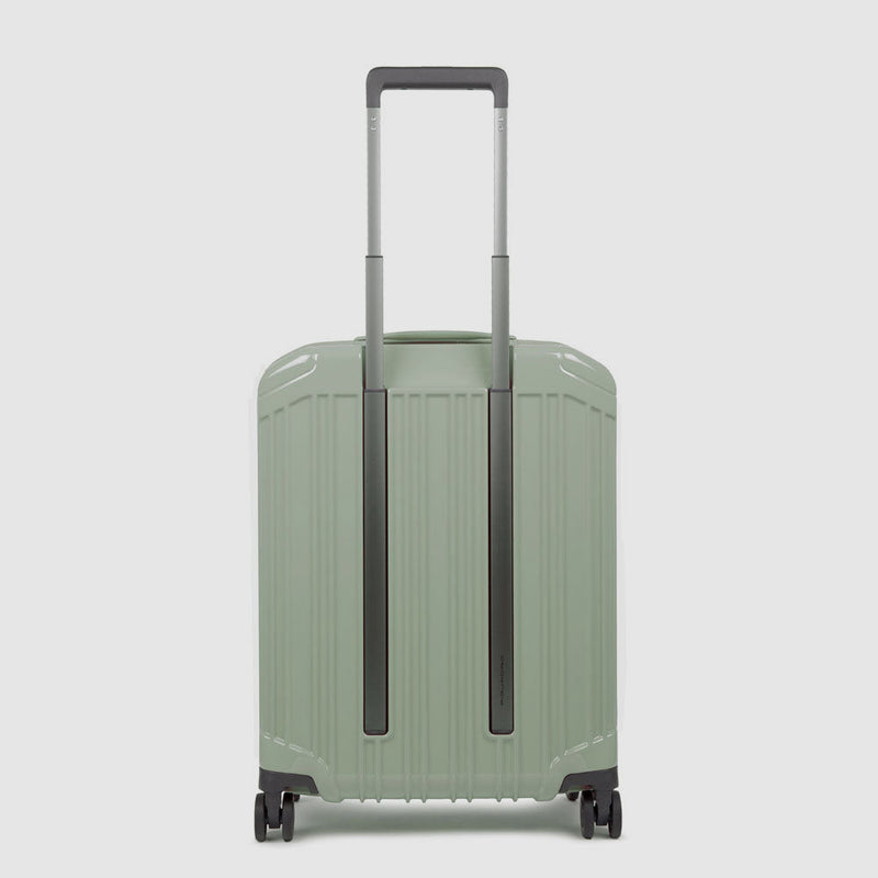 Trolley Piquadro Rigido Cabina 4 Ruote Policarbonato Verde