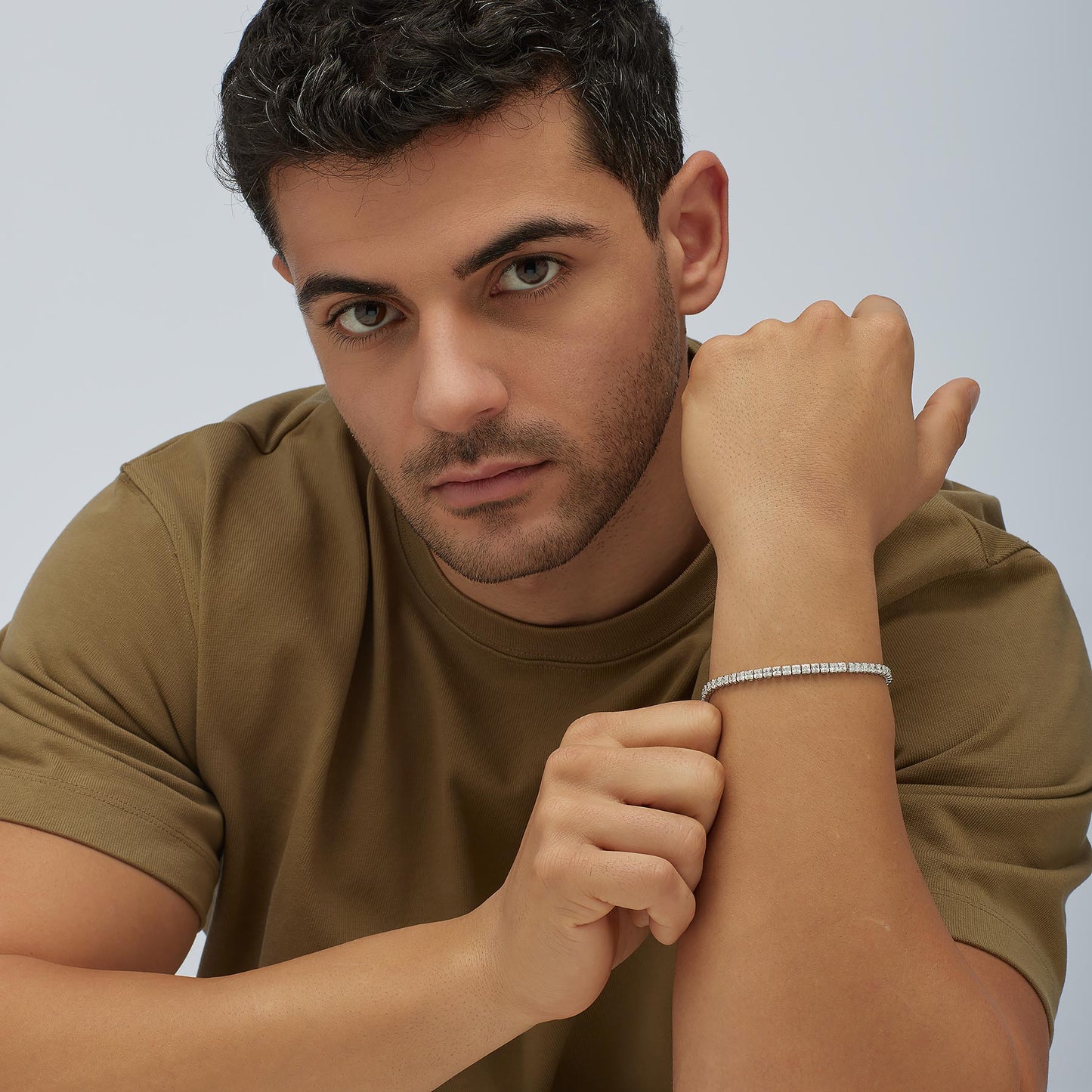 Bracciale Brosway Avantgarde Tennis In Acciaio Con Cristalli Quadrati