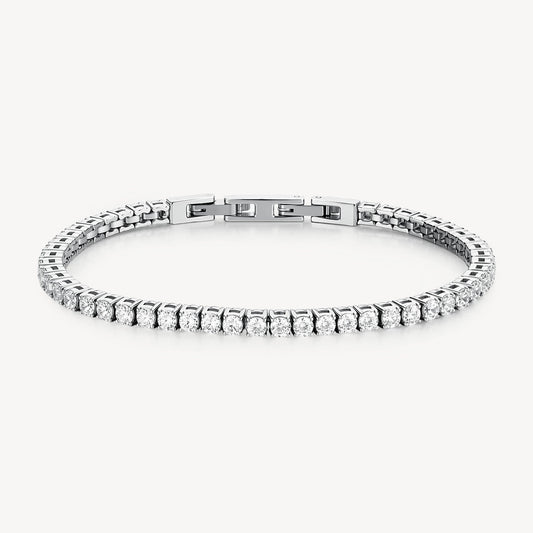 Bracciale Tennis Uomo Brosway Avantgarde Acciaio Cristalli