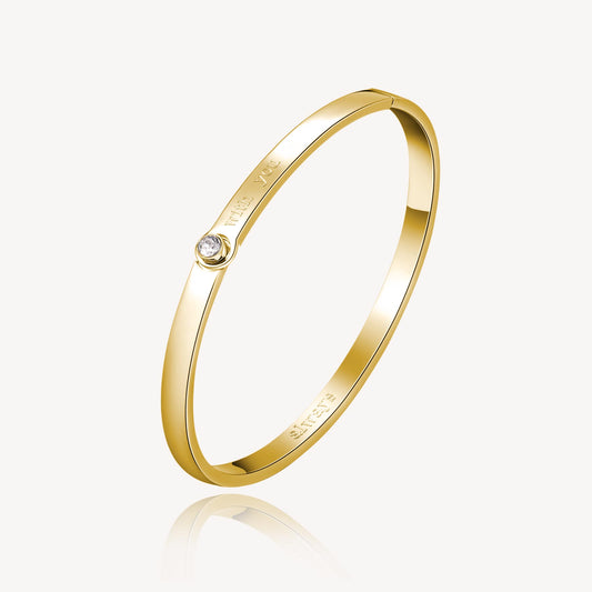 Bracciale Rigido Brosway With You Pvd Oro Cristallo
