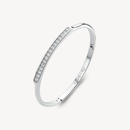 Bracciale Rigido Brosway With You In Acciaio Con Cristalli