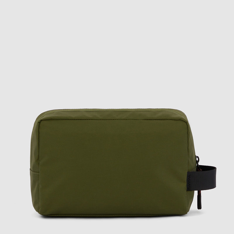 Beauty Piquadro Case in Nylon Verde