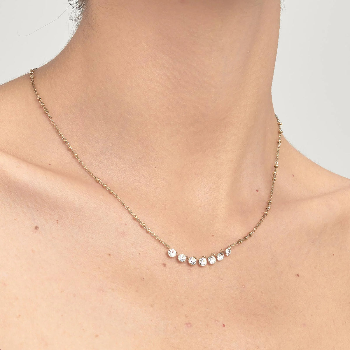 Collana Brosway Symphonia Pvd Oro Con 7 Cristalli