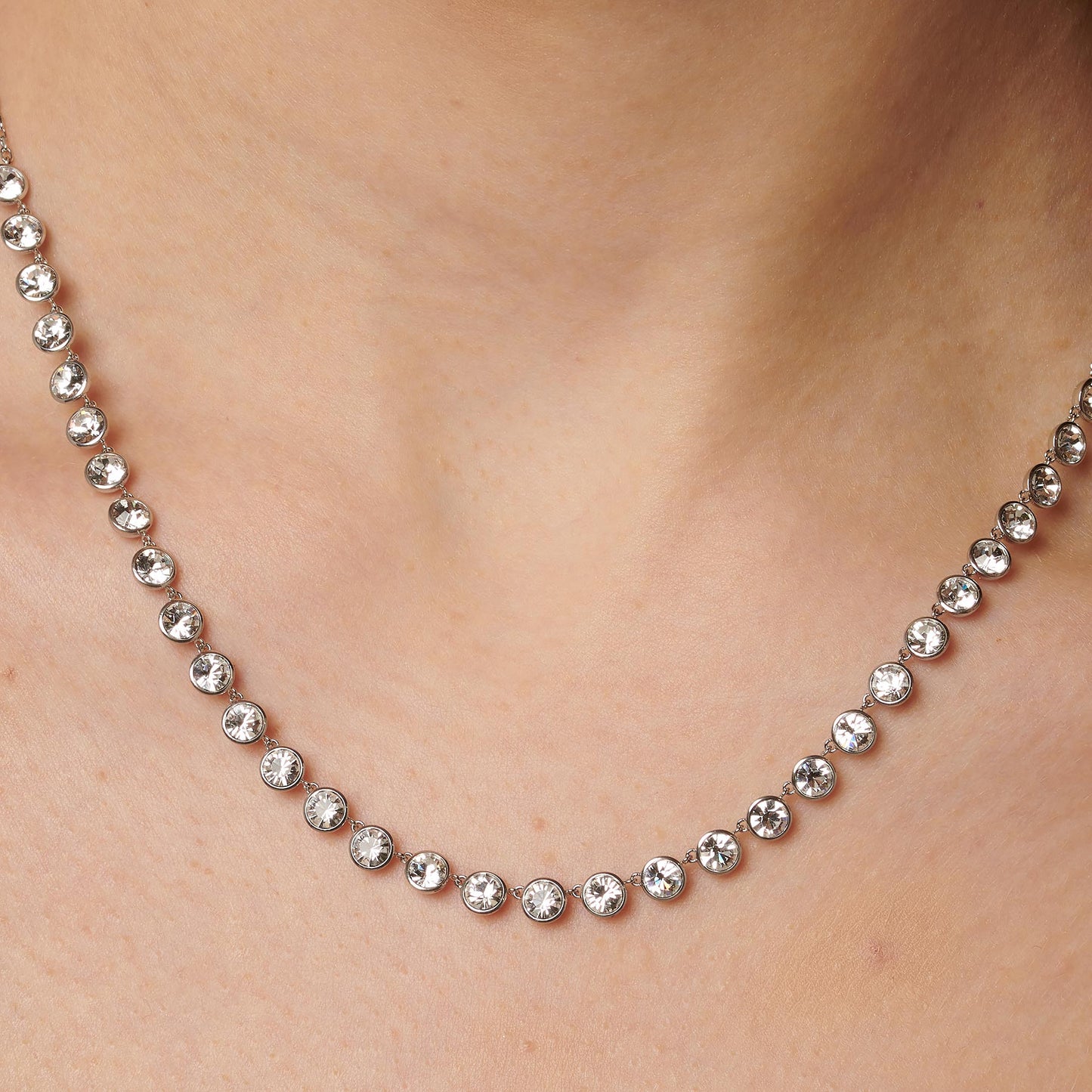 Collana Brosway Symphonia Acciaio con Cristalli