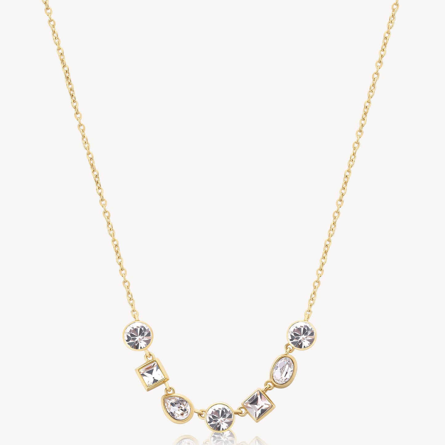 Collana Brosway Symphonia Pvd Oro Con Cristalli