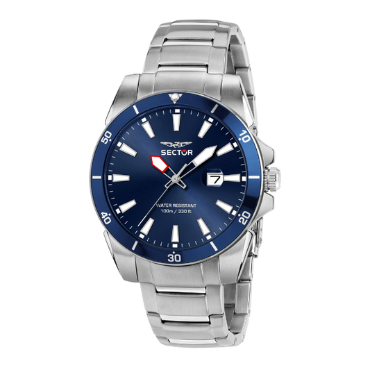 Orologio Sector 450 41 mm Braccialato Blu