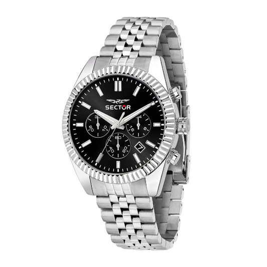Orologio Sector 240 Chrono 41 mm Braccialato Silver