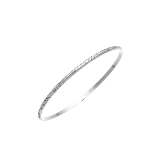 Bracciale Rigido Giovanni Raspini Base Bangle con Logo