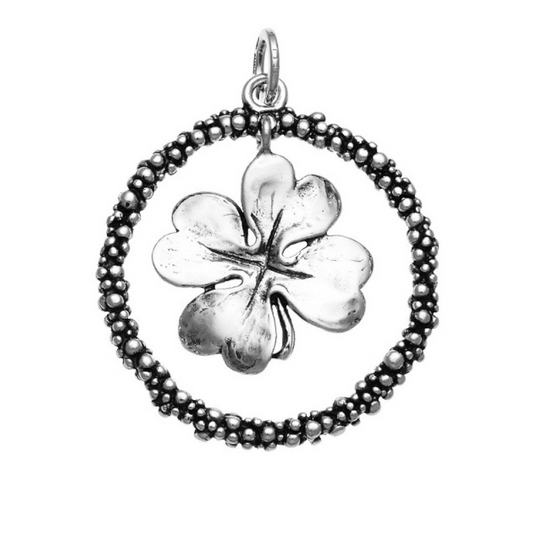 Charms Giovanni Raspini Charm Quadrifoglio Grande Perlage