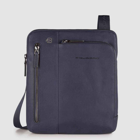 Borselli Piquadro Borsello Porta Ipad In Pelle Blu