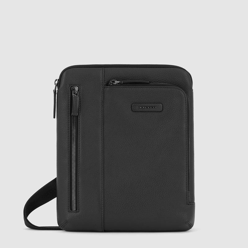 Borselli Piquadro Borsello Porta Ipad In Pelle Nera