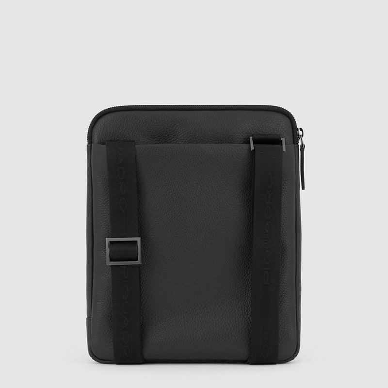 Borselli Piquadro Borsello Porta Ipad In Pelle Nera