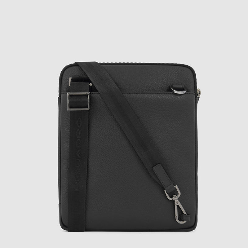 Borselli Piquadro Borsello Porta Ipad In Pelle Nera