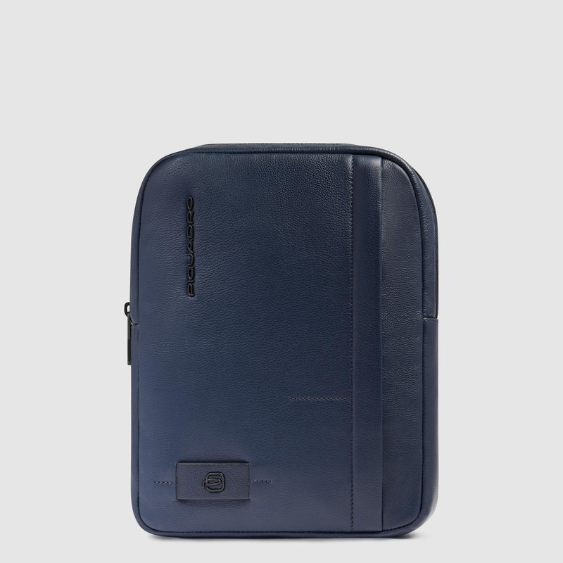 Borselli Piquadro Borsello Porta Ipad Tasca Laterale Pelle Blu