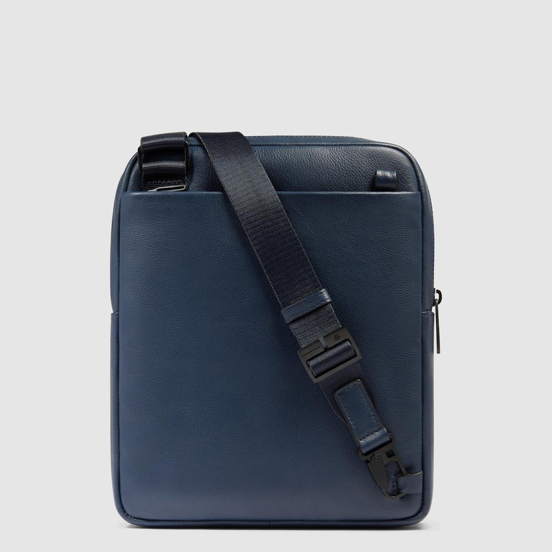Borselli Piquadro Borsello Porta Ipad Tasca Laterale Pelle Blu
