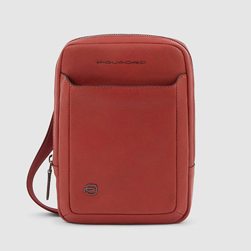 Borselli Piquadro Borsello Mini Porta Ipad In Pelle Rossa