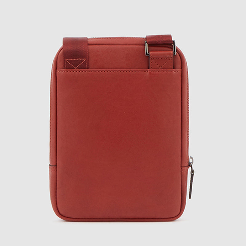 Borselli Piquadro Borsello Mini Porta Ipad In Pelle Rossa