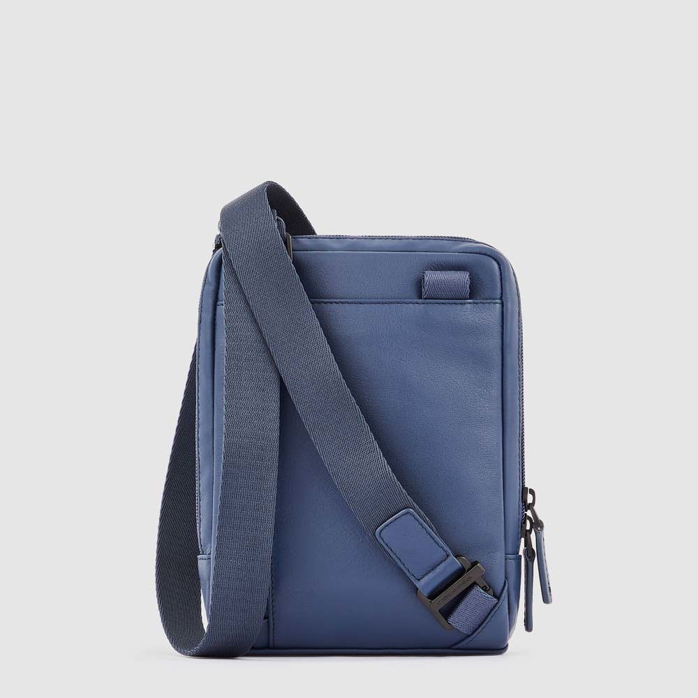 Borselli Piquadro Borsello Piccolo Porta Ipad Mini Pelle Blu