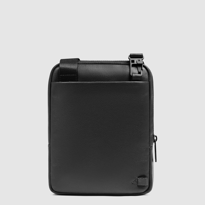 Borselli Piquadro Borsello Porta Ipad Mini Tasca Frontale Posteriore Pelle Nera