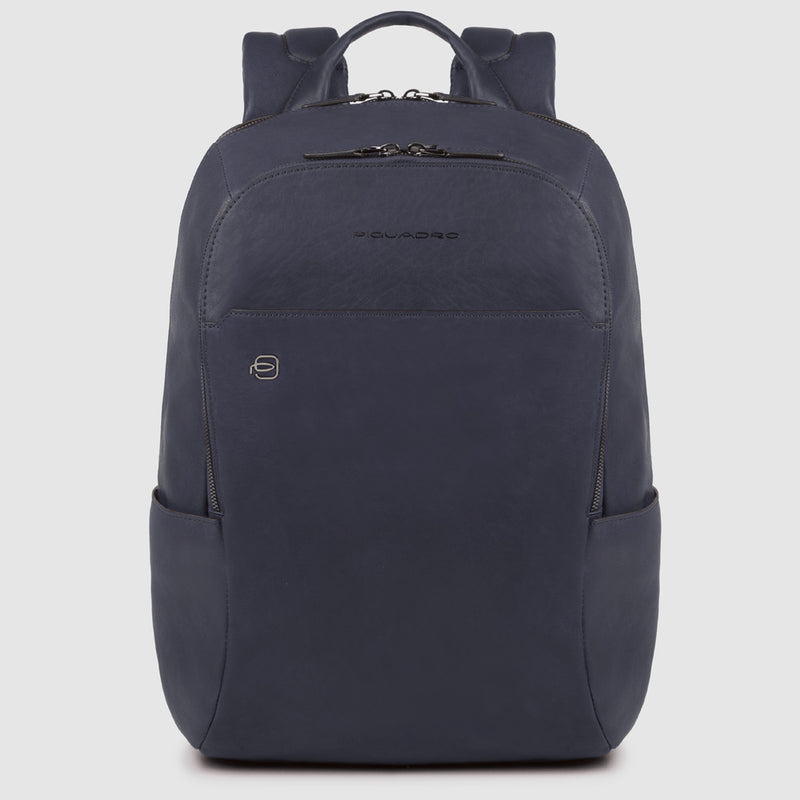 Zaini Piquadro Zaino Porta Computer E Ipad Con Connequ In Pelle Blu