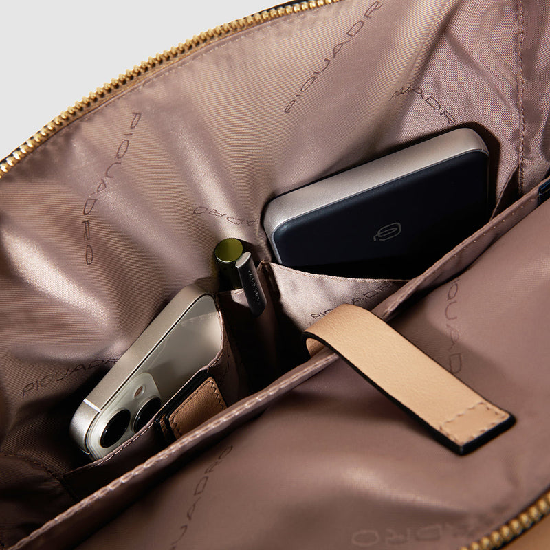 Zaino Piquadro Donna Porta Pc Ipad Pelle Nera