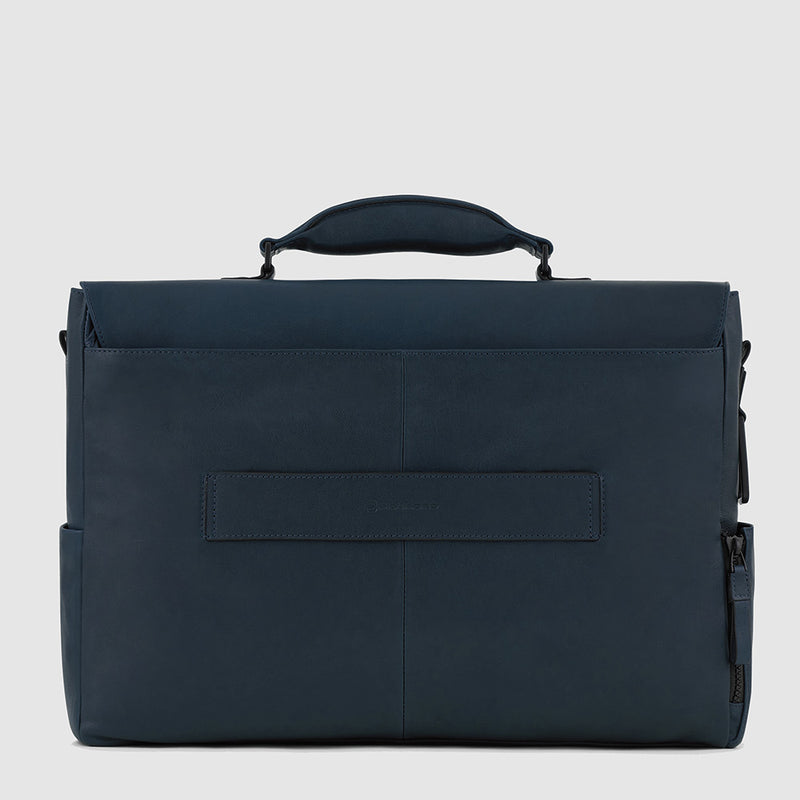 Borse Lavoro Piquadro Borsa Porta Pc Ipad In Pelle Blu