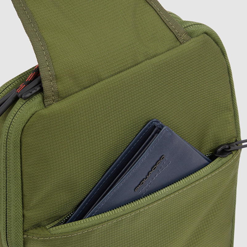 Monospalla Piquadro Porta Ipad In Nylon Verde