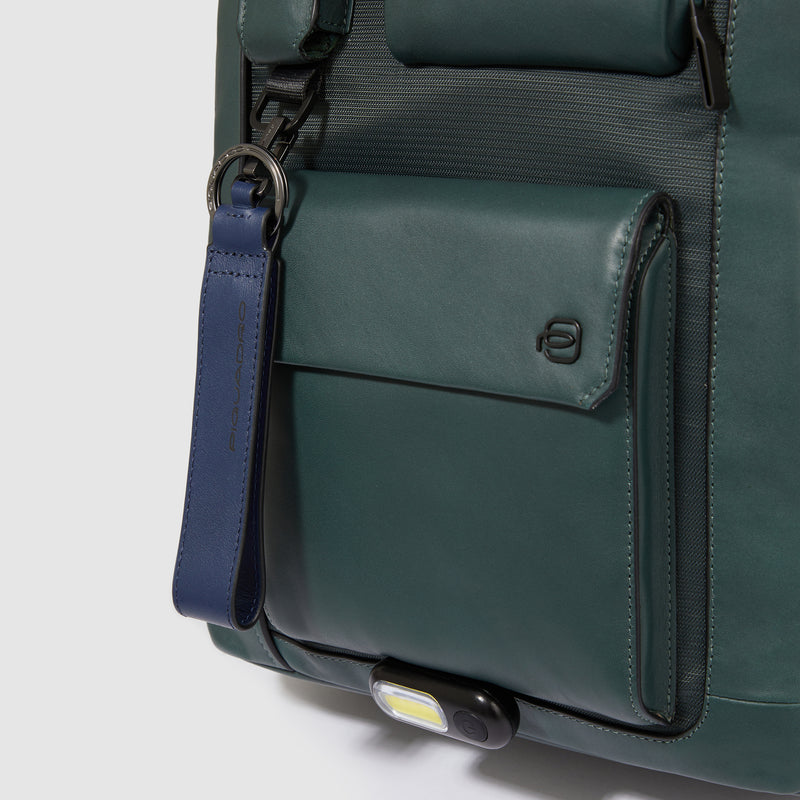 Zaini Piquadro Zaino Uomo Piccolo Porta Pc Ipad Pelle Nera