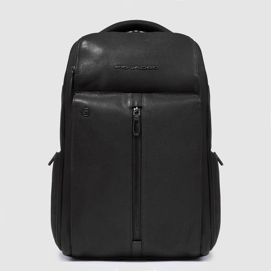 Zaini Piquadro Zaino Uomo Grande Porta Pc Ipad Pelle Nera